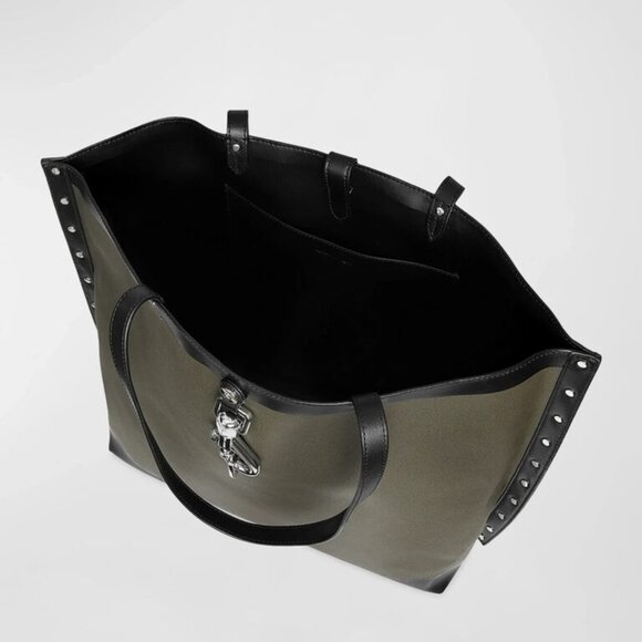 Rebecca Minkoff Megan Studded Bicolor Tote Bag - Picture 3 of 6